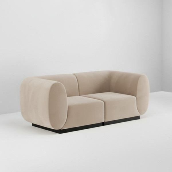SS-810-SETUP-001 | BELLAGIO LOVESEAT SQUARED ARMS