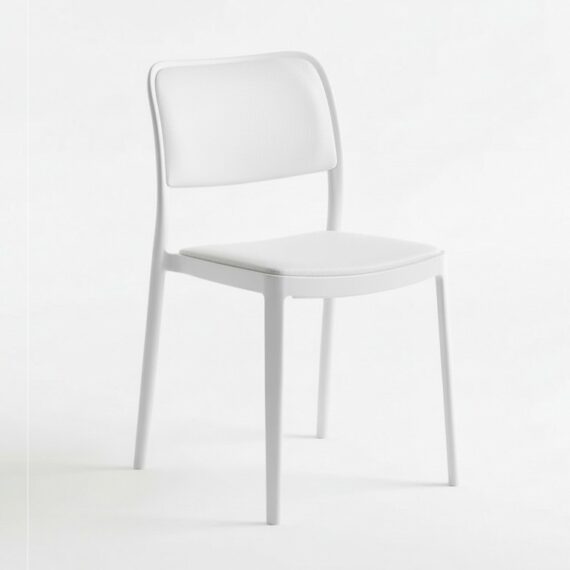 CH-200 | GRIFFIN CHAIR WHITE LEATHER