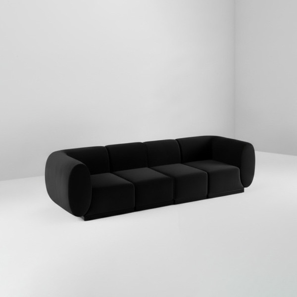 SS-810-SETUP-025 | BELLAGIO 4 SEATER SOFA SQUARED ARMS