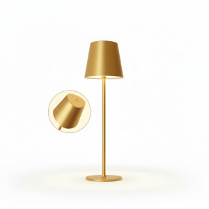 MISC-L-047 | TABLE TOP GOLD TOUCH LAMP TRIANGULAR