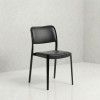 CH-205 | GRIFFIN CHAIR BLACK LEATHER