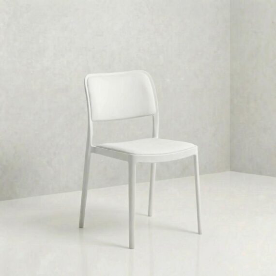 CH-200 | GRIFFIN CHAIR WHITE LEATHER