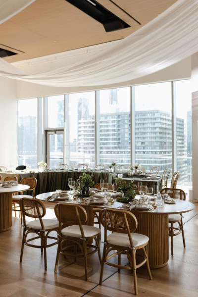 CH-161 | NAPA CANE OVAL DINING CHAIR NATURAL WOOD