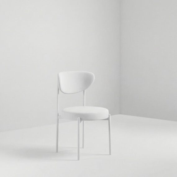 CH-250 | LEVI CHAIR WHITE FRAME