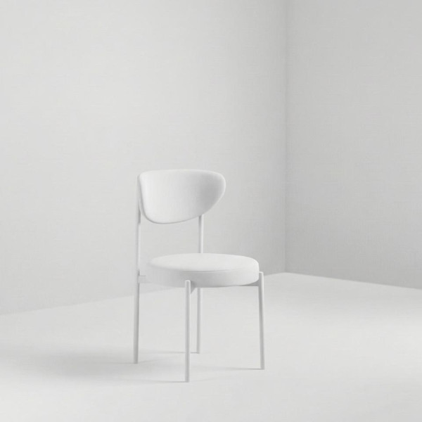CH-250 | LEVI CHAIR WHITE FRAME