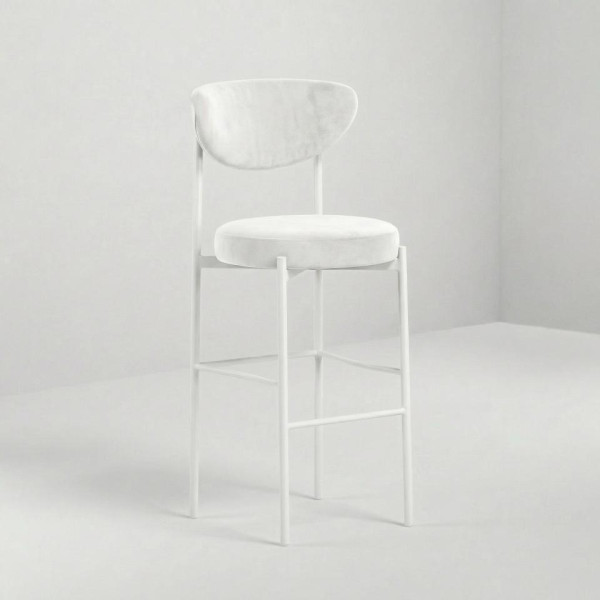 BS-250 | LEVI BARSTOOL WHITE FRAME