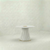 ET-110 | MARBLE FLUTED ACCENT TABLE WHITE