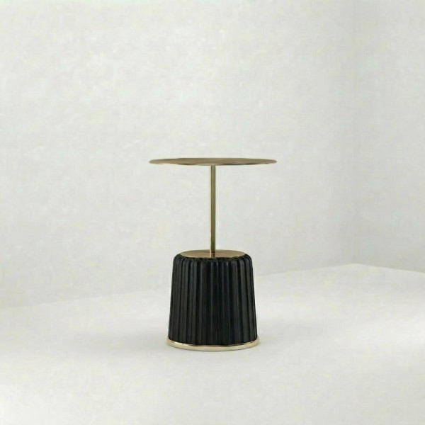 CRU-171 | BLACK FLUTED ROUND CRUISER GOLD TOP