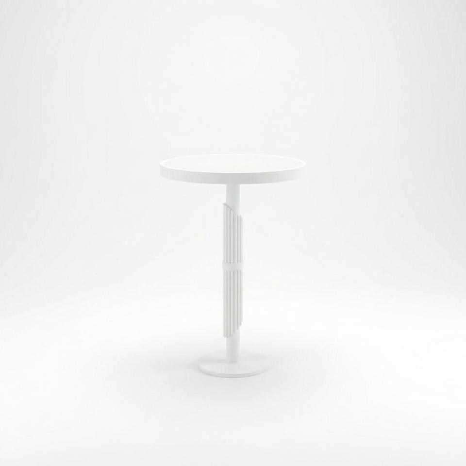 CRU-161 | GATSBY ROUND WHITE CRUISER – Divine Furniture Rental
