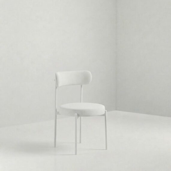 CH-250 | LEVI CHAIR WHITE FRAME