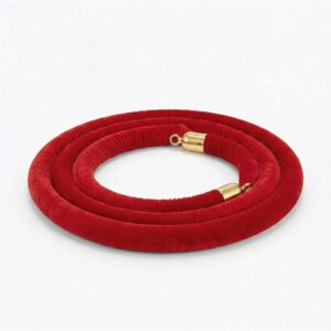 MISC-BA-080 | RED & GOLD STANCHION ROPE (5FT)