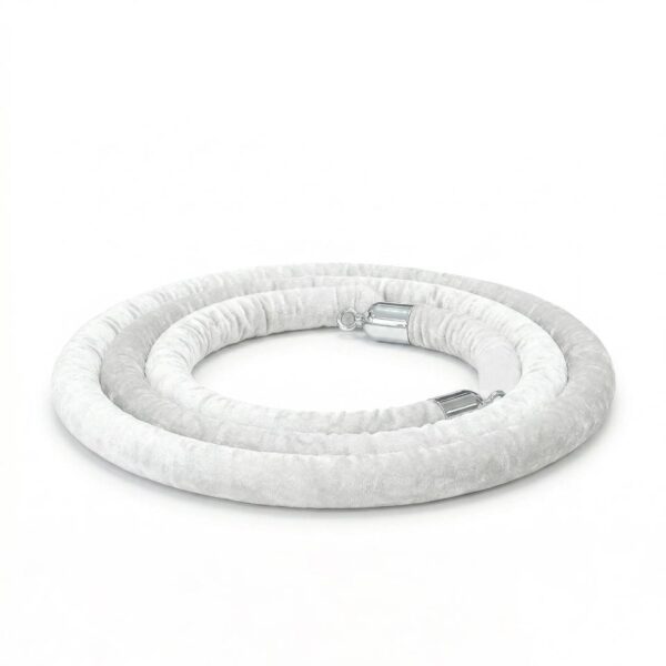 MISC-BA-085 | WHITE & CHROME STANCHION ROPE (5FT)