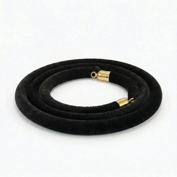 MISC-BA-090 | BLACK & GOLD STANCHION ROPE (5FT)