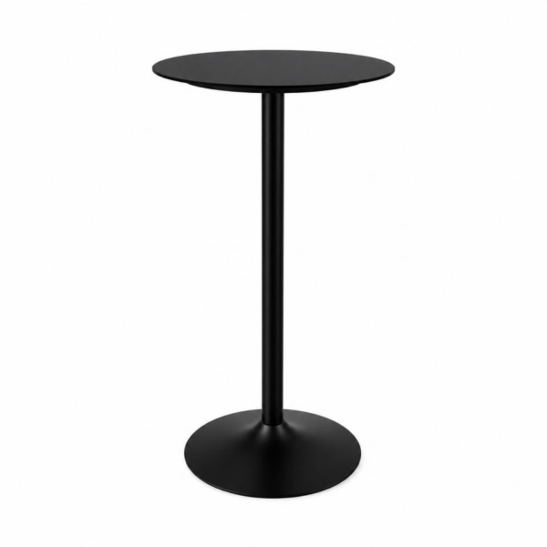CRU-121 | BLACK TULIP ROUND CRUISER TABLE PLEXI TOP