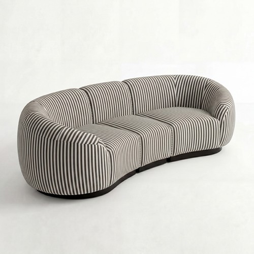 NEW - SS-810-SETUP-004 | BELLAGIO 3 PIECE SOFA WITH CURVED ARMS