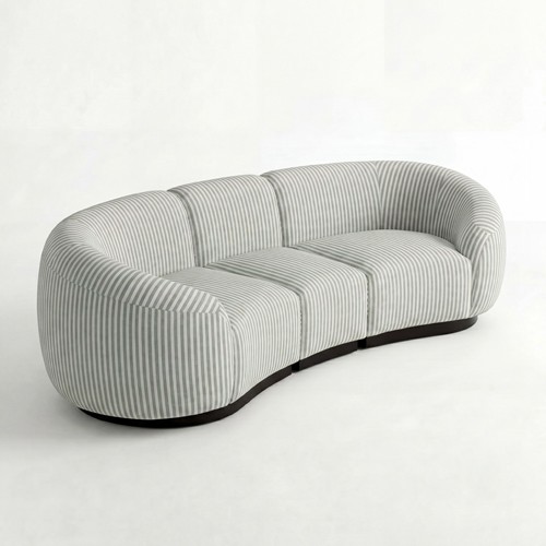 NEW - SS-810-SETUP-004 | BELLAGIO 3 PIECE SOFA WITH CURVED ARMS