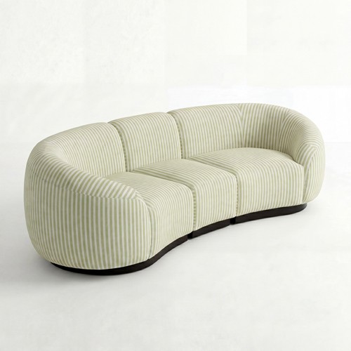 NEW - SS-810-SETUP-004 | BELLAGIO 3 PIECE SOFA WITH CURVED ARMS
