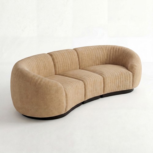 NEW - SS-810-SETUP-004 | BELLAGIO 3 PIECE SOFA WITH CURVED ARMS