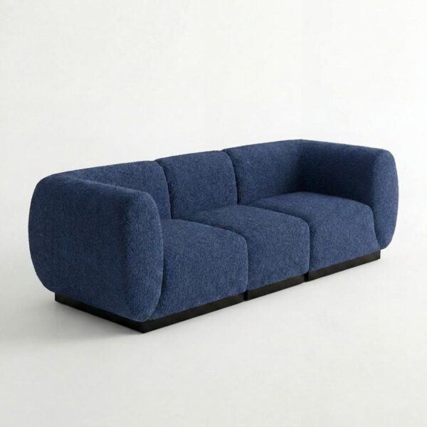 SS-810-SETUP-505 | BELLAGIO BOUCLE SOFA SQUARED ARMS