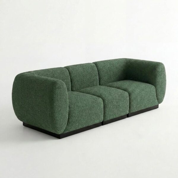 SS-810-SETUP-505 | BELLAGIO BOUCLE SOFA SQUARED ARMS