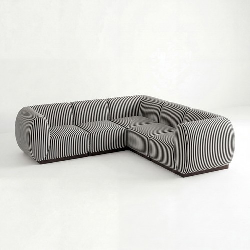 NEW - SS-810-SETUP-009 | BELLAGIO 5-PIECE L SHAPED SECTIONAL