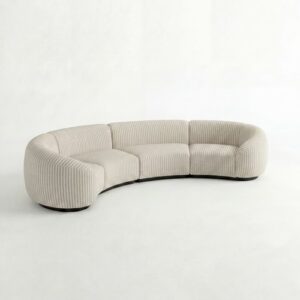 NEW - SS-810-SETUP-006 | BELLAGIO 4 PIECE CURVED SOFA WITH CURVED ARMS