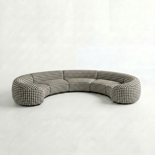 NEW - SS-810-SETUP-007 | BELLAGIO 5 PIECE CURVED SOFA WITH CURVED ARMS