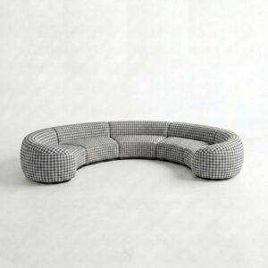 NEW - SS-810-SETUP-007 | BELLAGIO 5 PIECE CURVED SOFA WITH CURVED ARMS
