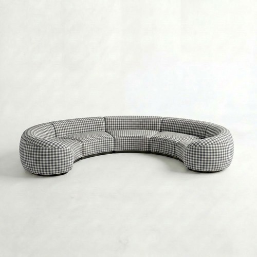 NEW - SS-810-SETUP-007 | BELLAGIO 5 PIECE CURVED SOFA WITH CURVED ARMS