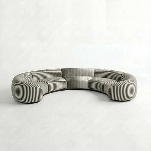 NEW - SS-810-SETUP-007 | BELLAGIO 5 PIECE CURVED SOFA WITH CURVED ARMS