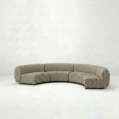 NEW - SS-810-SETUP-008 | BELLAGIO 4 PIECE ARMLESS CURVED SOFA