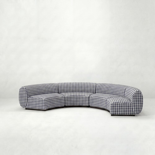 NEW - SS-810-SETUP-008 | BELLAGIO 4 PIECE ARMLESS CURVED SOFA