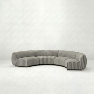 NEW - SS-810-SETUP-008 | BELLAGIO 4 PIECE ARMLESS CURVED SOFA