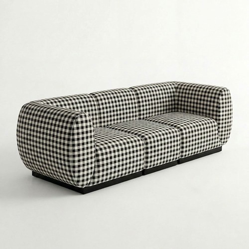NEW - SS-810-SETUP-002 | BELLAGIO FABRIC SOFA SQUARED ARMS