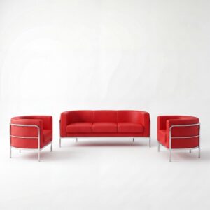 SS-125-SETUP-010 | SCULPTED SOFA VIGNETTE RED