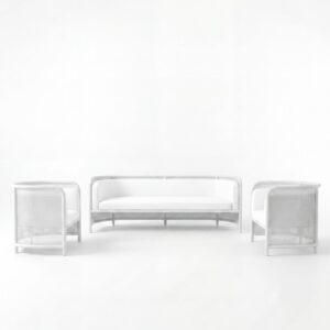 SS-650-SETUP-001 | NAPA WHITE CANE SOFA VIGNETTE WHITE LINEN