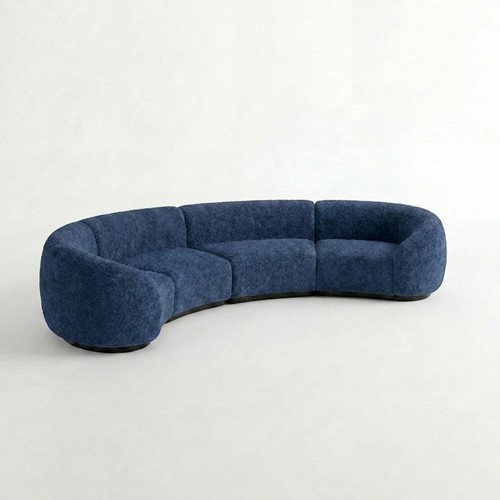 NEW - SS-810-SETUP-006 | BELLAGIO 4 PIECE CURVED SOFA WITH CURVED ARMS