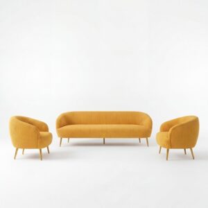 SS-600-SETUP-001 | MIA CORDUROY SOFA VIGNETTE YELLOW