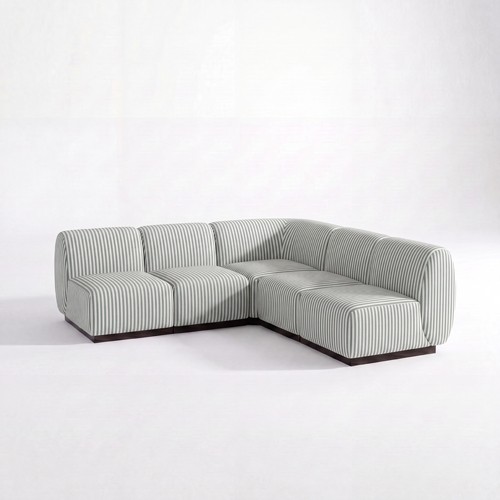 NEW - SS-810-SETUP-030 | BELLAGIO L SHAPED SOFA NO ARMS