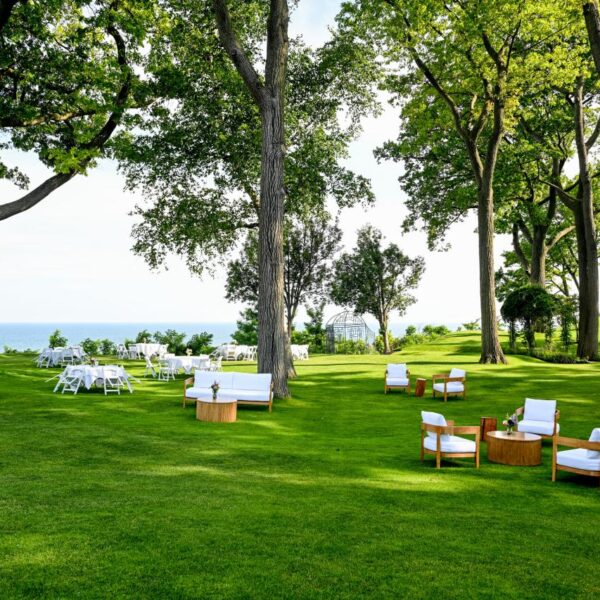 SS-701 | NIAGARA NATURAL WOOD SINGLE CHAIR WITH LINEN FABRIC CUSHIONS