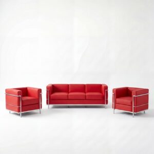 SS-100-SETUP-010 | TORONTO SOFA VIGNETTE RED