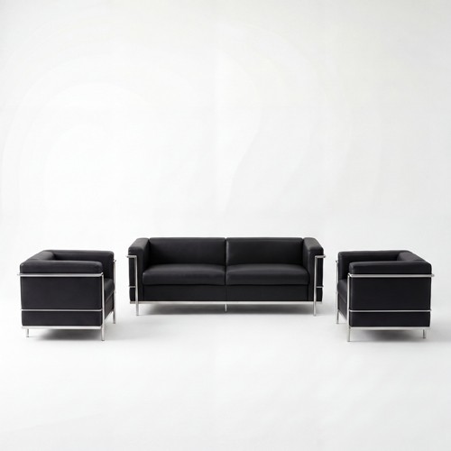 SS-105-SETUP-010 | TORONTO SOFA VIGNETTE BLACK LOW