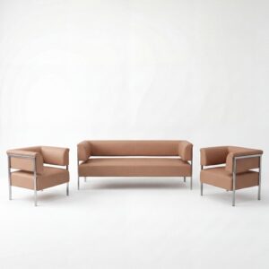 SS-110-SETUP-001 | OPEN BACK SOFA VIGNETTE COGNAC