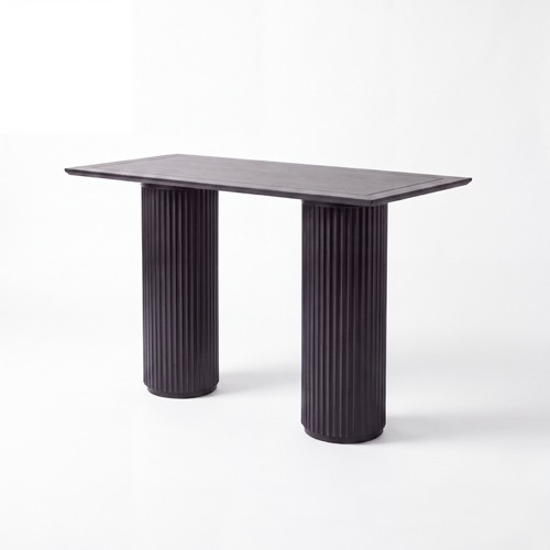 COMM-SETUP-025 | SYDNEY FLUTED RECT. COMMUNAL TABLE NATURAL WOOD