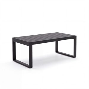 CT-EU-065 | BLACK FRAME CONTEMPORARY COFFEE TABLE