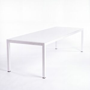CASUAL-200 | CONTEMPORARY 8FT DINING TABLE WHITE FRAME