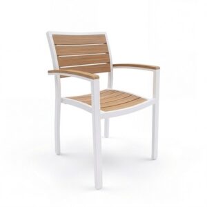 CH-EU-024 | CATALINA DINING CHAIR WITH ARMS NATURAL
