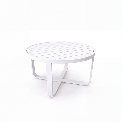 CT-EU-070 | CATALINA ROUND COFFEE TABLE WHITE