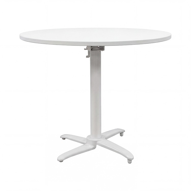 OF-150 | ROUND MEETING TABLE WHITE ALUMINUM TOP