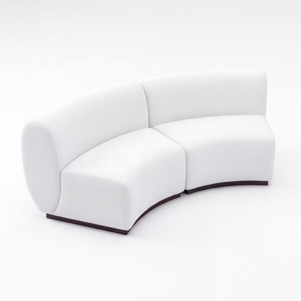 SS-810-SETUP-380 | BELLAGIO CURVED LOVESEAT NO ARMS